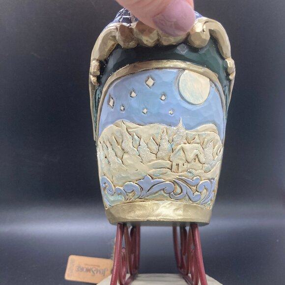 Jim Shore Heartwood Creek Santa in Sleigh Event Figurine - Picture 6 of 7